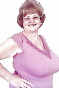 old dame boobs