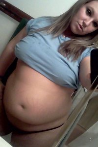 curvy lady indulging in horny masturbation