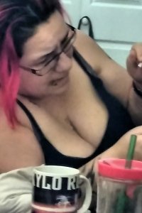 meaty bra-stuffers women showing off their curves in a ultra-kinky bedroom scene